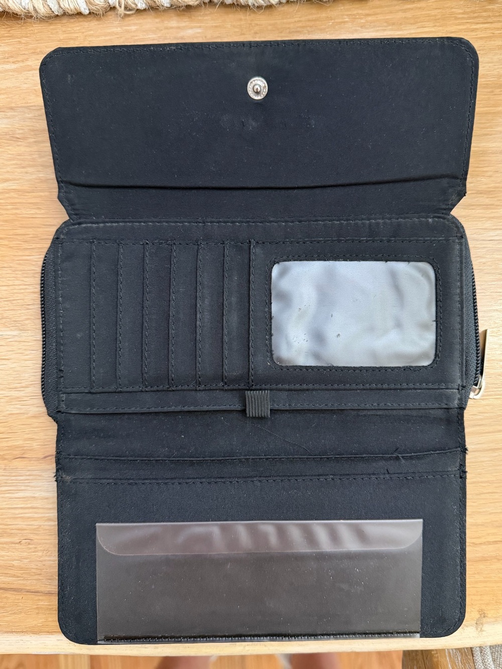 Prada Black Fold-Over Wallet - Picture 3 of 5